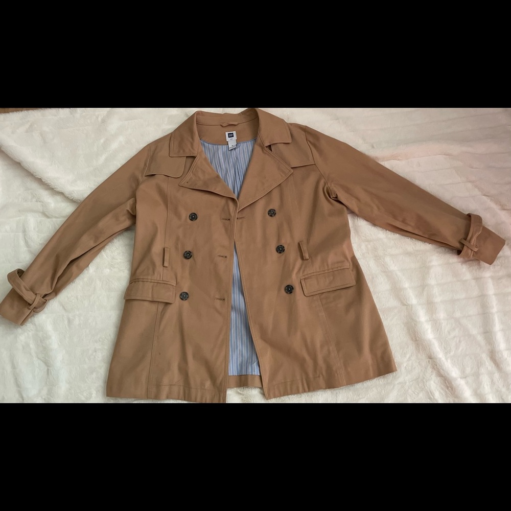Iconic GAP Camel Pea Coat Woman’s XL